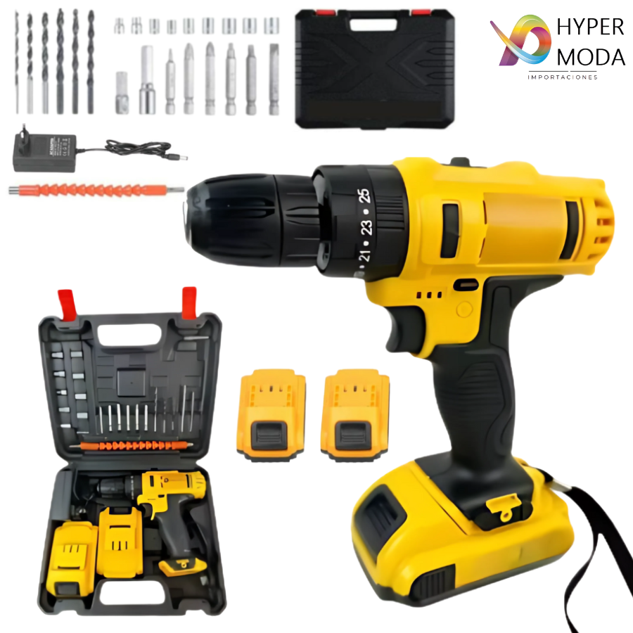 Taladro Electrico Inalambrico 2 Baterias